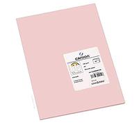 CANSON Iris Vivaldi - Paquet 50 feuilles de papier couleur A4 - 185g/m² - Rose pétale