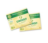 Canson-Infinity Pochettes papier à dessin "C" à grain 24x32 cm 12 feuilles 180 g/m²