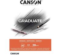 CANSON Lot de 5 Blocs de dessin GRADUATE CROQUIS, A4