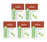 Canson Lot De 5 Cahiers Herbier 240 X 320 Mm 48 Pages 180g Avec Intercalaires De Séchage Protection