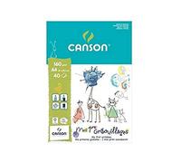 CANSON Mes Premiers Gribouillages - Bloc 40 feuilles A4 160g/m²