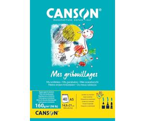 CANSON Mes Premiers Gribouillages - Bloc 40 feuilles A4 160g/m²