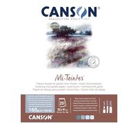 CANSON Mi-Teintes - Bloc 20 feuilles de papier dessin 32 x 41 cm - 160g/m² - Tons froids