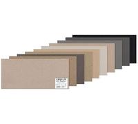 CANSON Mi-Teintes - Paquet 10 feuilles de papier dessin couleur - Double Face : Grain alvéolé nid d’abeilles et Grain fin - 50 x 65 cm - 160g/m² - Nuances de gris