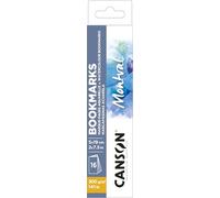 Canson Montval Lot de 16 feuilles de papier aquarelle grain fin 300 g/m² Blanc 5 x 19 cm