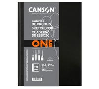 CANSON One - Carnet de croquis cousu 196 pages - 21.6 x 27.9 cm - 100g/m²