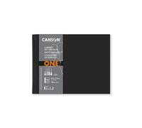 CANSON One - Carnet de croquis cousu 196 pages - Couverture rigide - 27,9 x 21,6 cm - 100g/m² - Blanc