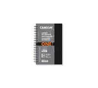 CANSON One - Carnet de croquis spiralé 160 pages - 14 x 21.6 cm - 100g/m²