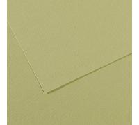 Canson Pack de 25 feuilles, 7 teintes 60% abeille 160 g (480), vert amande, 21 x 29,26