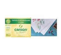 CANSON Papier à dessin 'C' à grain, 320 x 240 mm, 125 g/m2 G