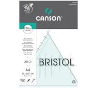 Canson - Papier Bristol Graphic A4 - Bloc De 20