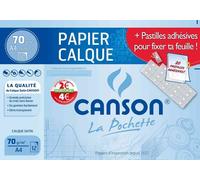 Canson-Infinity Papier calque Satin A4 70 g/m² 12 feuilles