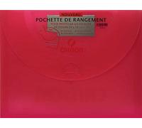 Canson Pochette De Rangement À Dessin Translucide 27x35cm 500µ. Colorisassortis