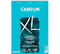 CANSON XL Aquarelle - Album spiralé 30 feuilles A3 300g/m² - Blanc