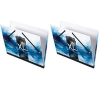 CANSON XL - Carton à dessin 32x45cm 2 élastiques, décors assortis, 2 modèles disponibles (Lot de 2)