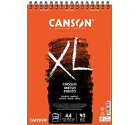 CANSON XL Croquis - Album spiralé petit côté 120 feuilles A4 90g/m² - Ivoire