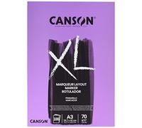 CANSON XL Marker - Bloc 100 feuilles de papier blanc semi-transparent A3 70g/m²