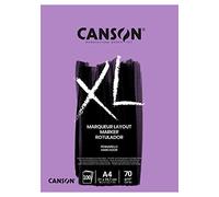 CANSON XL Marker - Bloc 100 feuilles de papier blanc semi-transparent A4 70g/m²