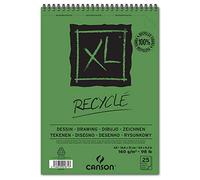 CANSON XL Recyclé - Album spiralé 25 feuilles de papier dessin A5 160g/m²