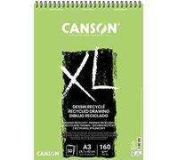 CANSON XL Recyclé - Album spiralé 50 feuilles de papier dessin A3 160g/m²