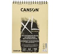 CANSON XL Sand Grain - Album 40 feuilles papier sablé A4 160g/m² - Naturel