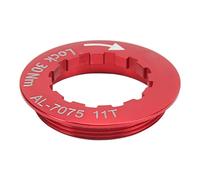 CANSUCC Couvercle de verrouillage du volant d'inertie en alliage d'aluminium pour vélo de route de montagne (Rouge)