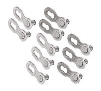 CANSUCC Lot de 5 paires de connecteurs de maillons de chaîne, boucle à dégagement rapide pour chaîne de vélo résistante (11S)