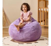 Cansunna Pouf poire en forme de larme (petit, violet)