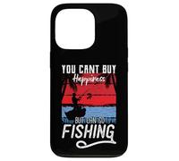 Can't Buy Happiness But Can Go Fishing Drôle de pêcheur Coque pour iPhone 13 Pro