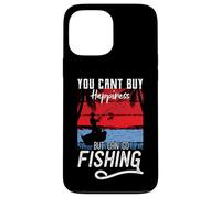 Can't Buy Happiness But Can Go Fishing Drôle de pêcheur Coque pour iPhone 13 Pro Max