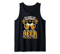 Can't Buy Happiness But You Can Buy Beer Drinking Beer Lover Débardeur