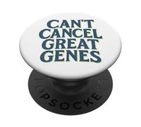 Can't Cancel Great Genes Funny Blue Patriotic Graphic PopSockets PopGrip Adhésif