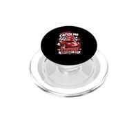 Can't Catch Me Im Three Birthday Boy Race Car Driver Racing PopSockets PopGrip pour MagSafe
