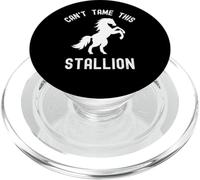 Can't Dompter This Stallion, Cheval Humoristique, Cheval Sauvage PopSockets PopGrip pour MagSafe