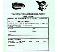 Cant Get Over (White Label) - Backroom Boys 12"