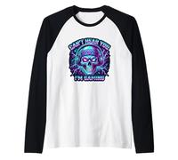 Cant Hear You Costume Amusant pour garçon et Fille Manche Raglan