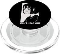 Can't Hear You Emo Anime Antisocial Japonais esthétique PopSockets PopGrip pour MagSafe
