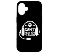 Can't Hear You I'm Gaming | Casque d'écoute Gamer Coque pour iPhone 16