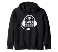 Can't Hear You I'm Gaming | Casque d'écoute Gamer Sweat à Capuche