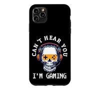 Cant Hear You Im Gaming Skull Casque de Jeu vidéo Coque pour iPhone 11 Pro Max
