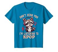 Can't Hear You I'm Listening K-pop Musique coréenne Raton laveur T-Shirt