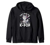 Can't Hear You I'm Listening to Kpop Wolf K-Pop Merchandising Sweat à Capuche