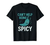 Can't Help Being Spicy - Graphic Chili sarcelle T-Shirt