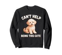 Can't Help Being This Cute Funny Maltipoo Dog Lover Humour Sweatshirt