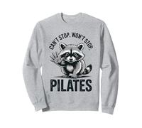 Can't Stop Pilates Femme Yoga Entraînement Fitness Lover Sweatshirt
