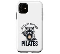 Can't Stop Pilates pour Femme Raton Laveur Yoga Entraînement Fitness Lover Coque pour iPhone 11