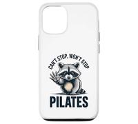 Can't Stop Pilates pour Femme Raton Laveur Yoga Entraînement Fitness Lover Coque pour iPhone 12/12 Pro