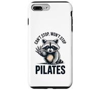 Can't Stop Pilates pour Femme Raton Laveur Yoga Entraînement Fitness Lover Coque pour iPhone 7 Plus/8 Plus