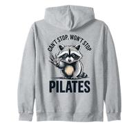 Can't Stop Pilates pour Femme Raton Laveur Yoga Entraînement Fitness Lover Sweat à Capuche