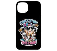 Can't Stop The Drip Baseball Player Melting Ice Cream Boys Coque pour iPhone 13